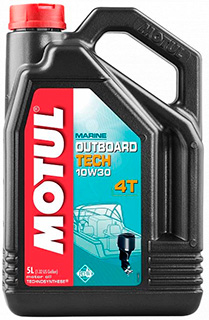 MOTUL 106447 Outboard TECH 4T 10w30 Semi Syntetic - 5 