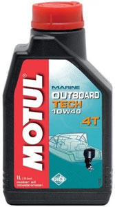 MOTUL Outboard TECH 4T 10w40 Semi Syntetic - 1 