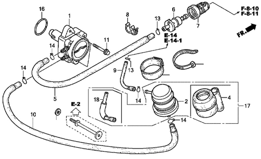 топливный насос honda BF15D3SHU Fuel Pump