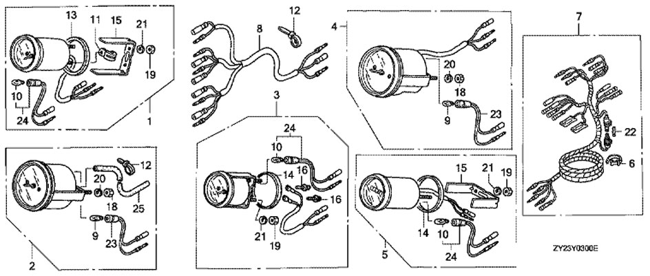 , ,  -,  -   Honda BF225 A6 XU
