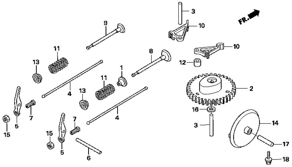 поршень и шатун для honda BF2,3D6 SCHU