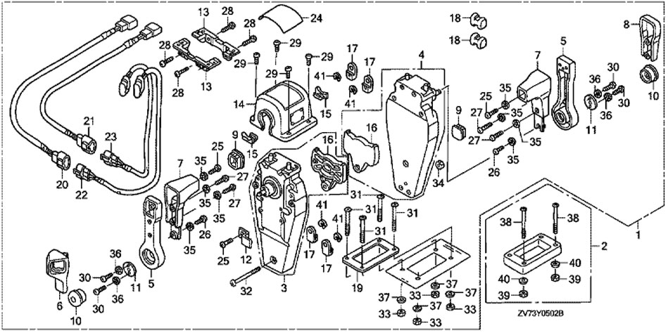 remote control  ,      Honda BF30 D4 SRTU