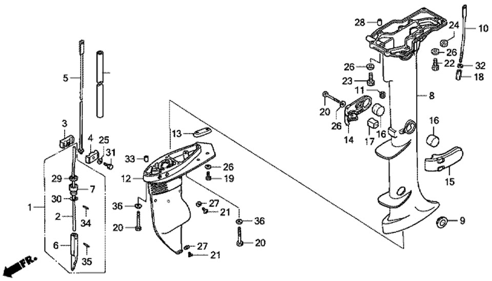  honda BF5 A4 SU -     
