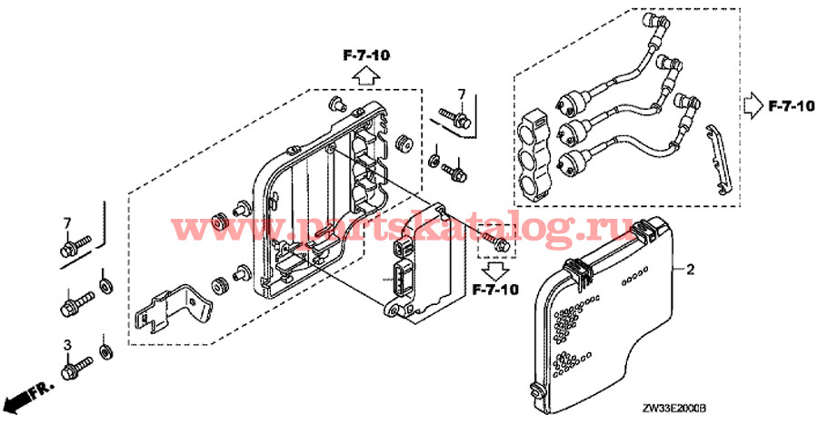   Honda bf50 a4 lrtw,    CDI