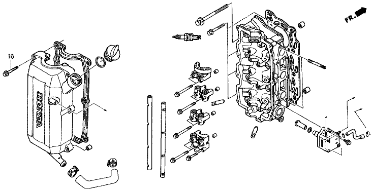    honda BF50A4 LRTW