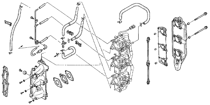 Camshaft honda bf50 #3