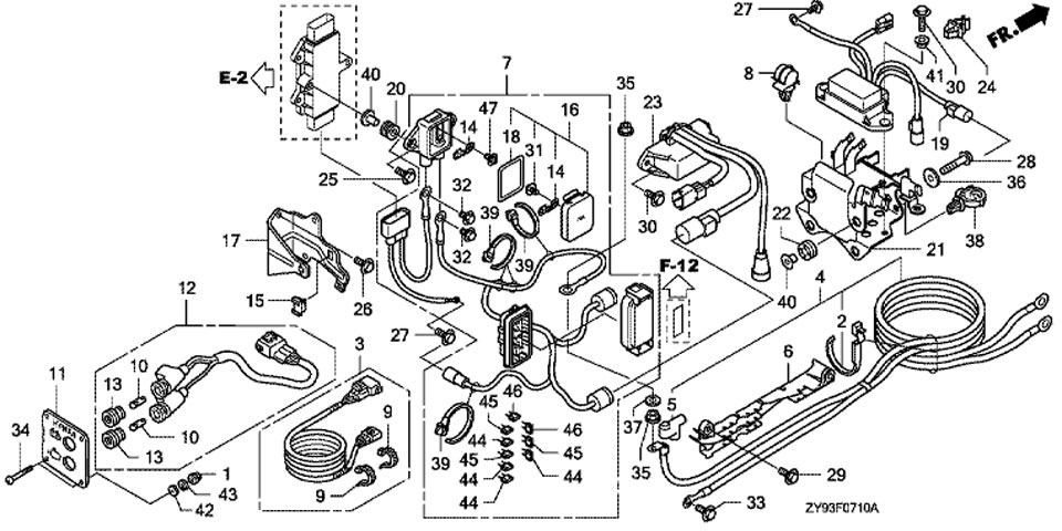 Honda BF90 DKO LRTU  