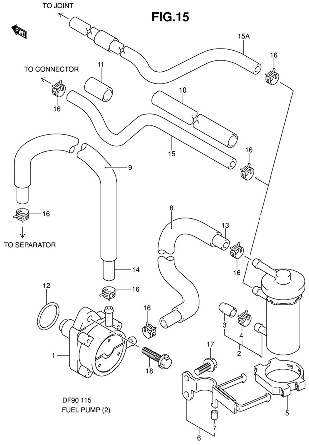    Suzuki DF90T:680686~, DF115T:681518~, DF115Z, DF100T