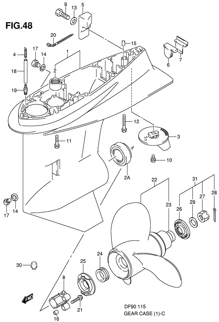   Suzuki DF 115 TL K9    DF90T, DF100T, DF115T