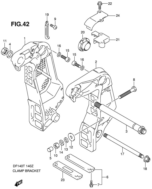  Suzuki DF140 TL K11,  