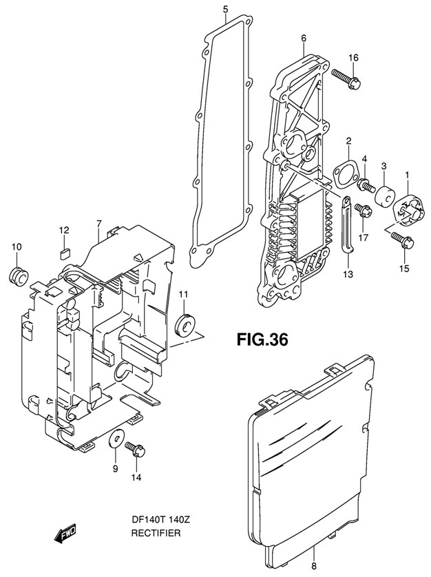 ,   Suzuki DF 140 TL K11 (E1) K11