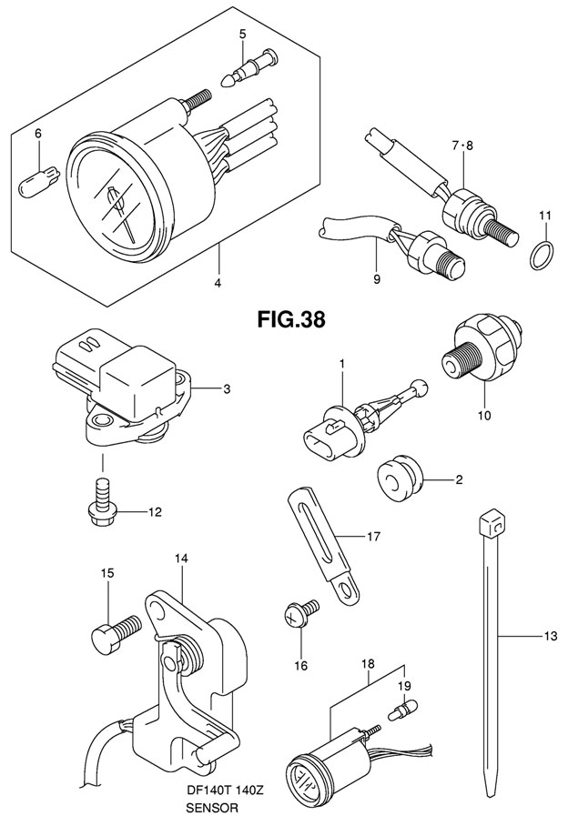  Suzuki DF140 TL (E1) K11,  