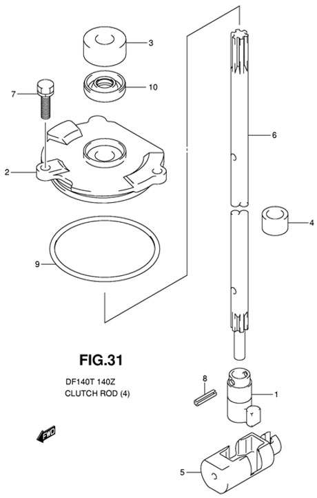   Suzuki DF140 TL K11 (E1),   DF140Z/WZ    680234