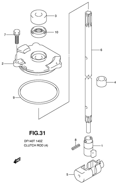   Suzuki DF140 TL K11 (E1),   DF140Z/WZ    680234