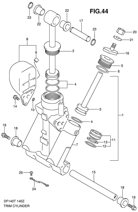   Suzuki DF140 TL K11,  