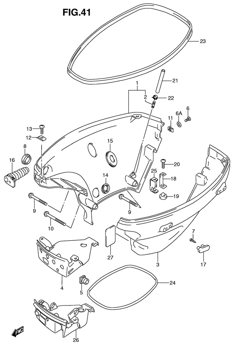    suzuki df15 s k9 Side Cover