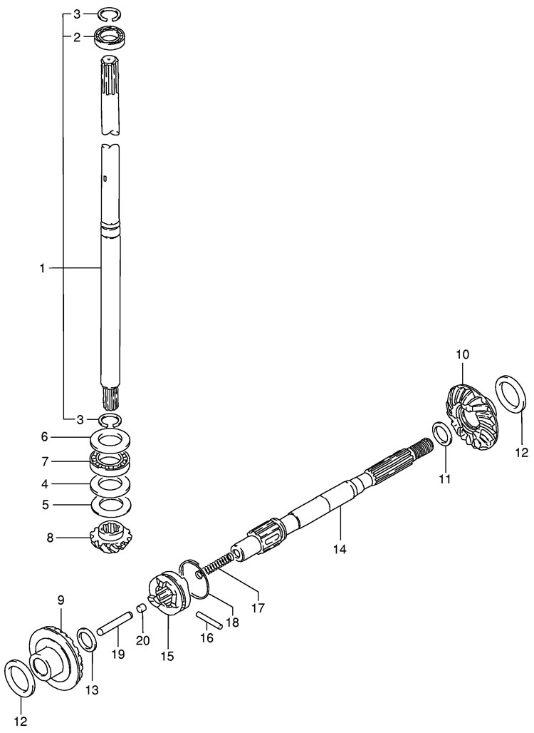   suzuki df15 sk9  Transmission