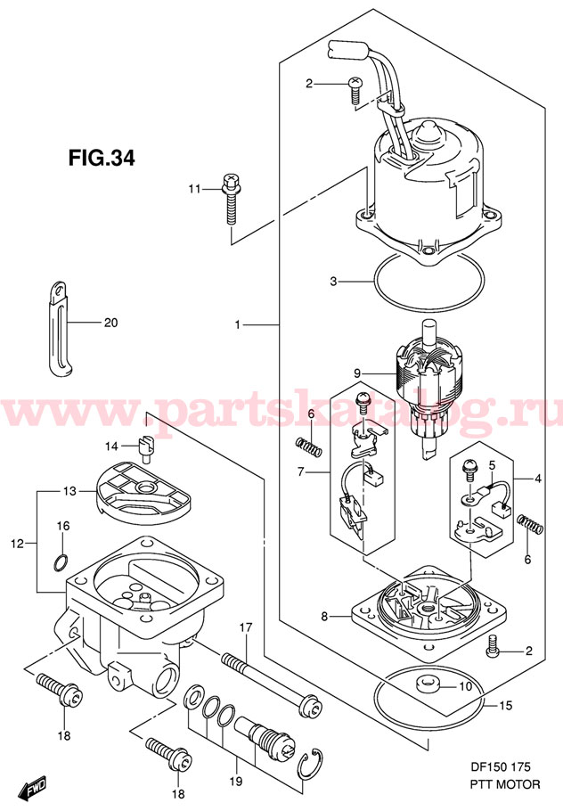    Suzuki df150 tx k11,   PTT Motor