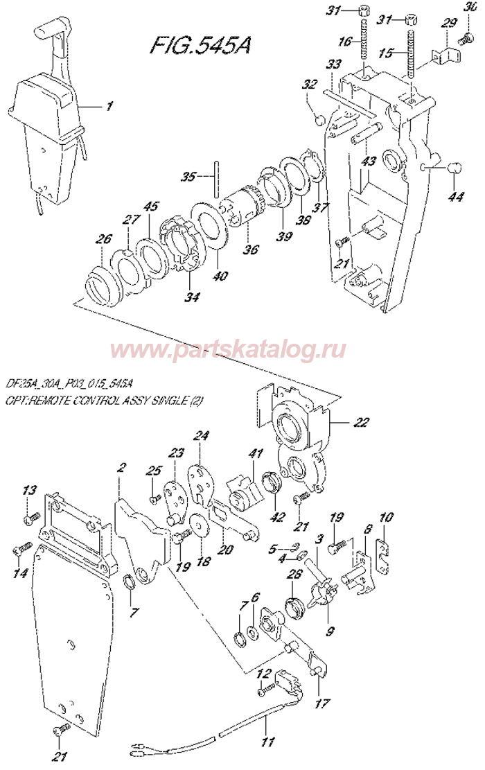   ( )  df25 ar Single Remote Control Assy,  2014