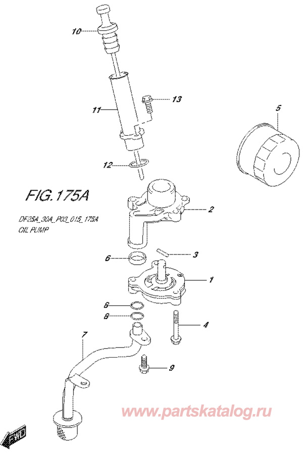    suzuki df25a Oil Pump,  2014