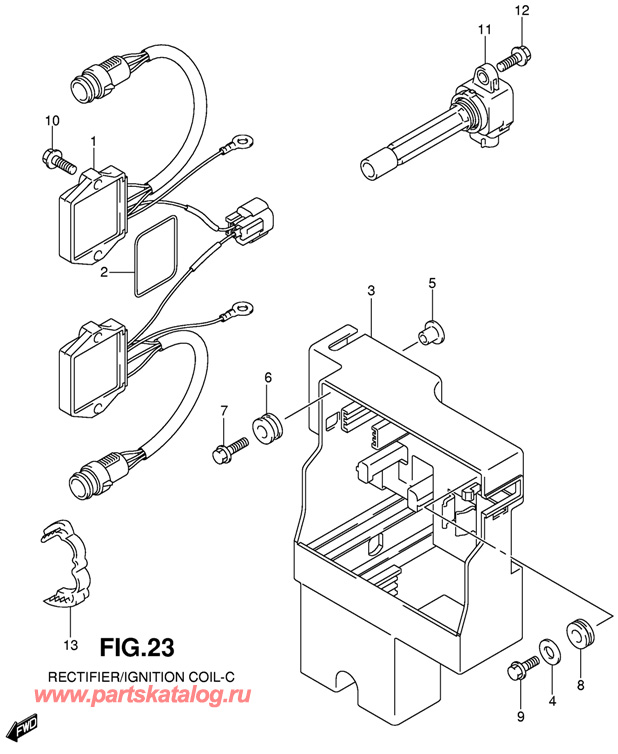  Rectifier Suzuki DF300 TK10    Ignition Cool