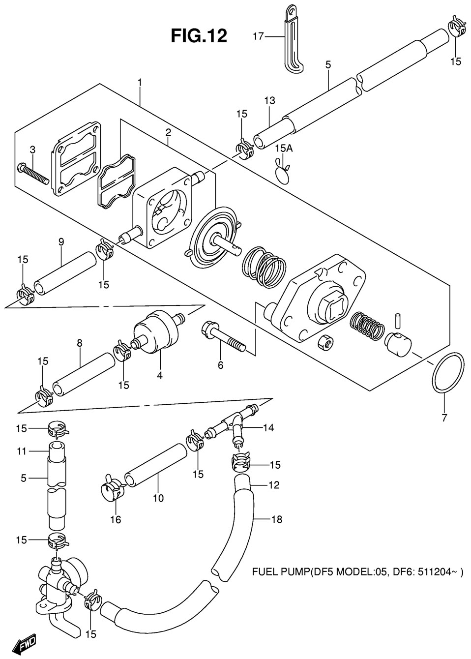   Fuel Pump   Suzuki DF5 2005-2009