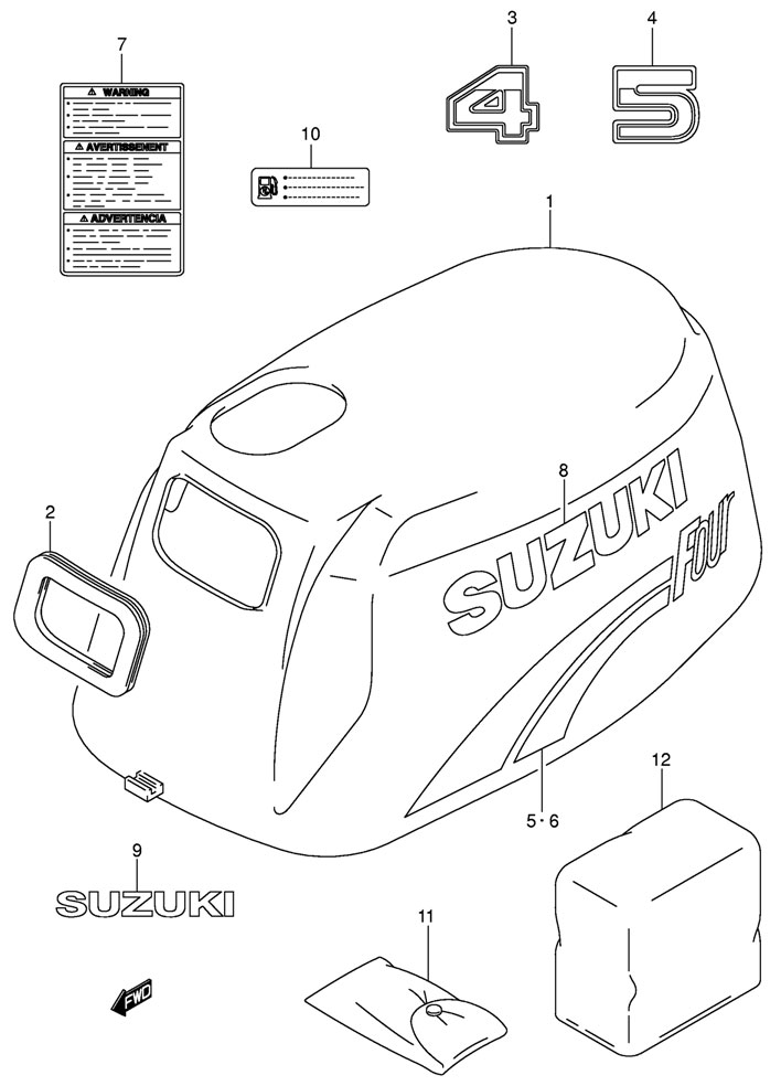 Suzuki df5 2002 -  