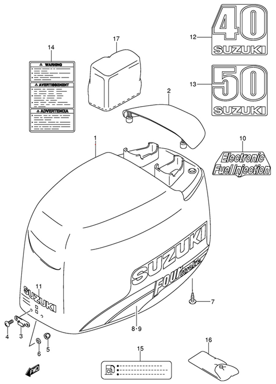    suzuki df50tl k9  2003-2009 