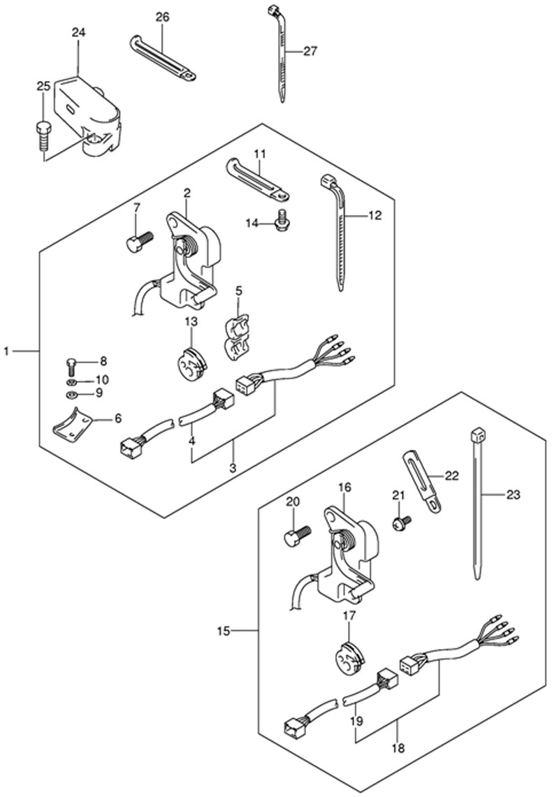    suzuki df 50 tl k9 Trim Sender