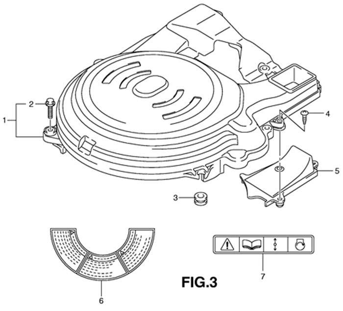   suzuki df80 atl k9 Ring Gear Cover