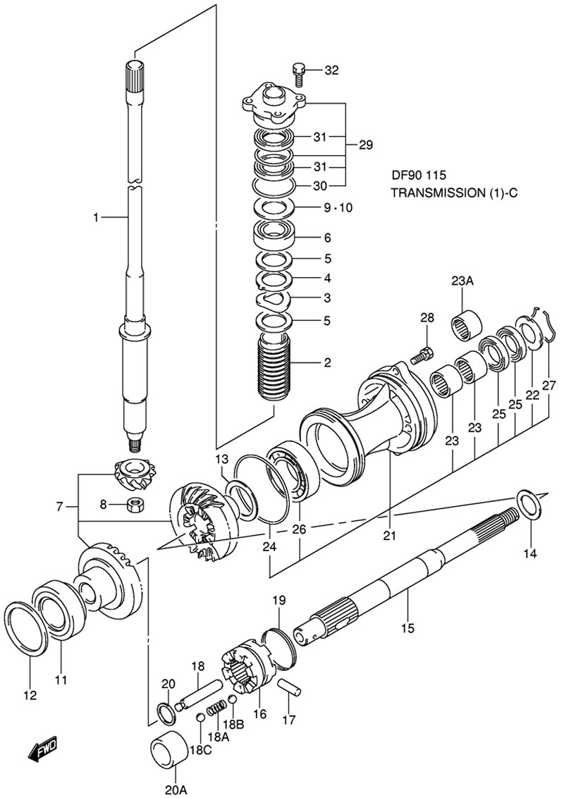  Suzuki DF90T