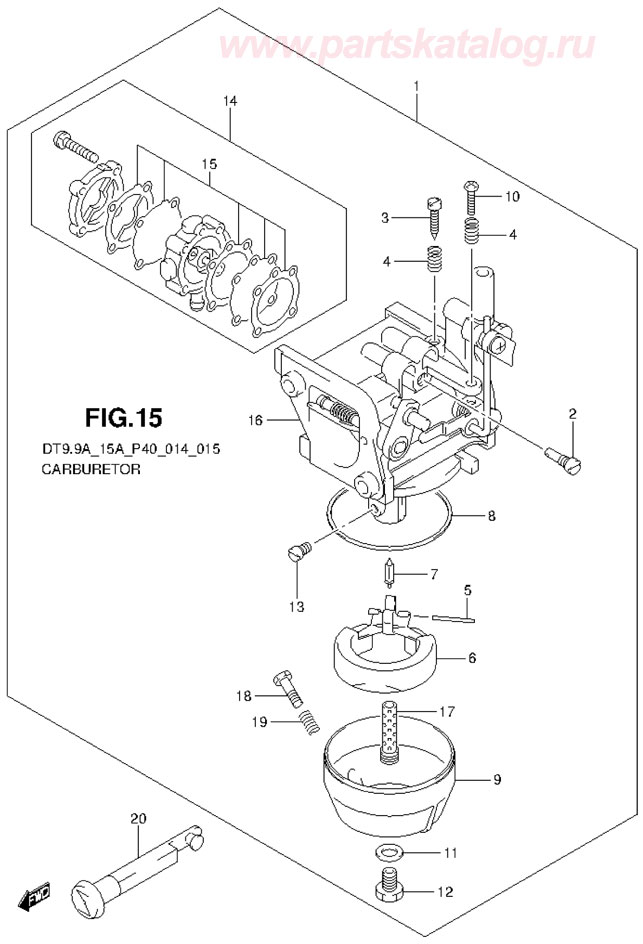 ,  suzuki dt15a p40 2013