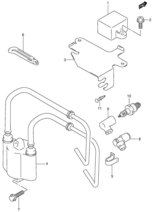 катушка зажигания на модель suzuki dt15 sk9 Ignition Cool