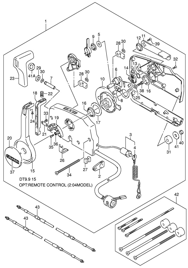 Remote Control  2   Suzuki dt15 sk9  2004 