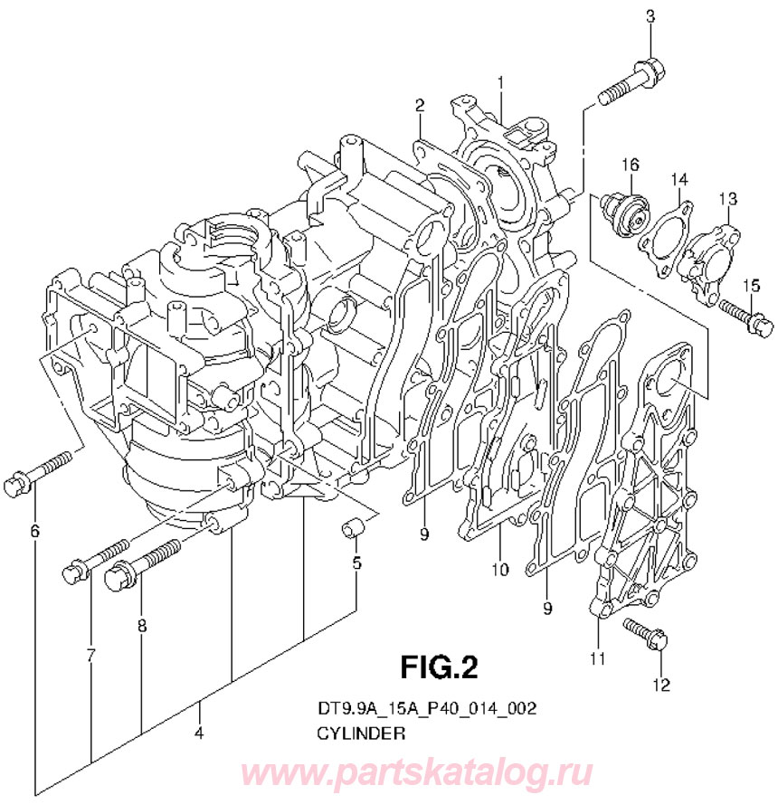  suzuki dt15ak p40 2013 -   