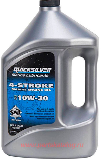 четырехтактное масло Quicksilver 10w30 92-8M0086221