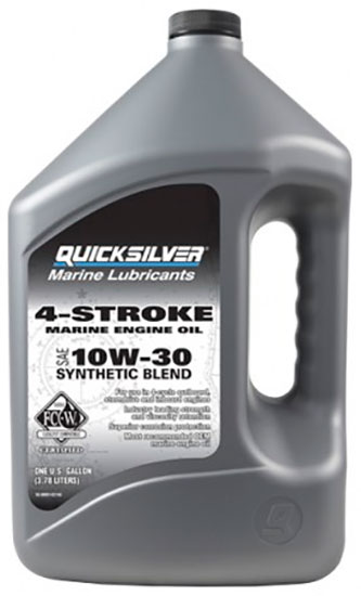 синтетическое масло Quicksilver 10w30 92-8M0152564 на четырехтактные двигатели