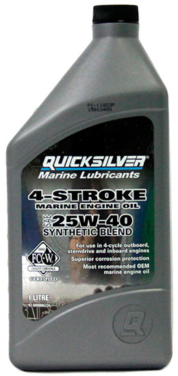 масло Quicksilver 25w40 92-8M0086226 1 литр