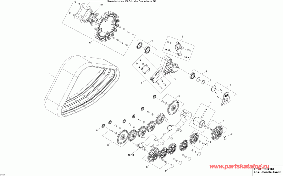 ������������ BRP - Front Track Kit