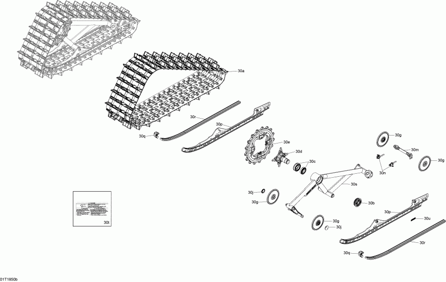  BRP - Track Kit Rear