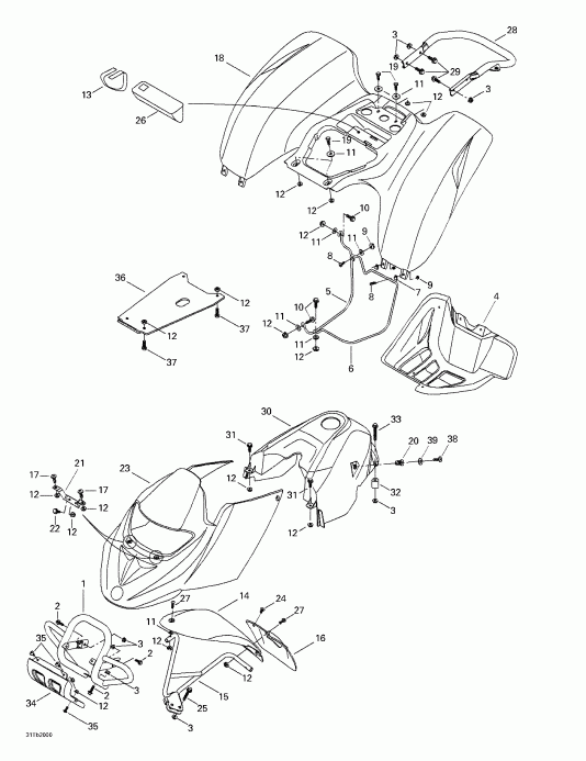 ����������  DS 650, 7404, 2000 ������ - Chassis