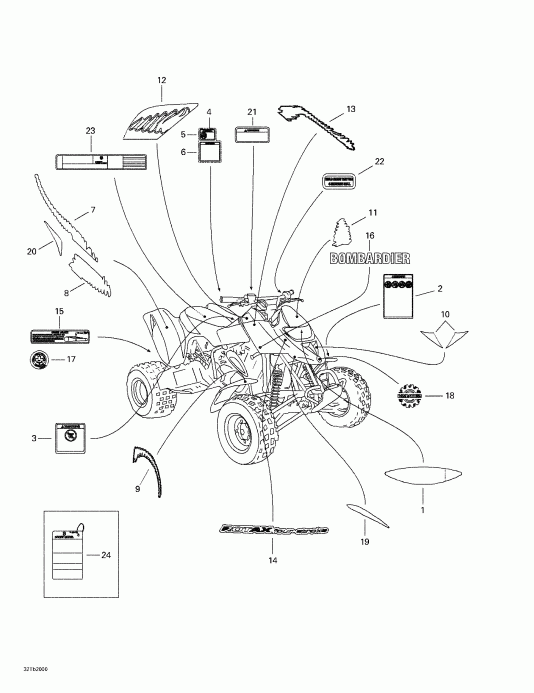 ���������� BRP DS 650, 7404, 2000 ������ - ��������