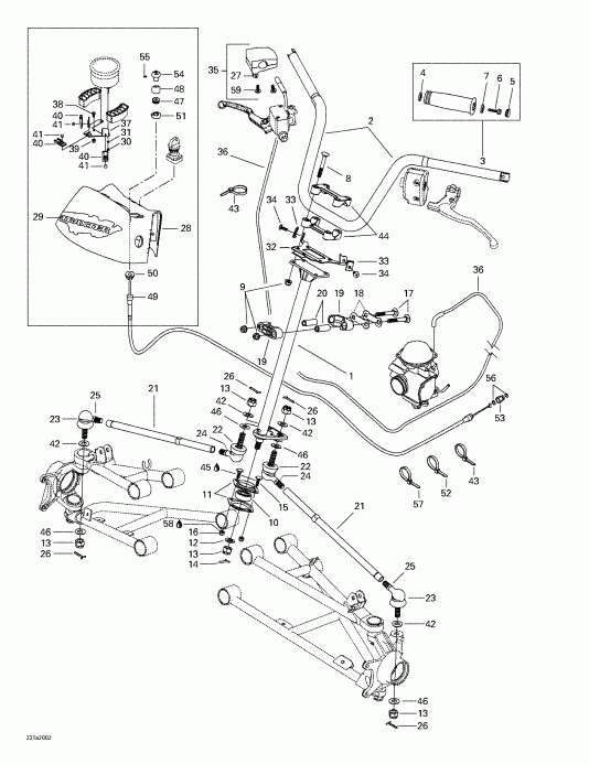   Traxter, 7405/7406, 2000  - Steering System
