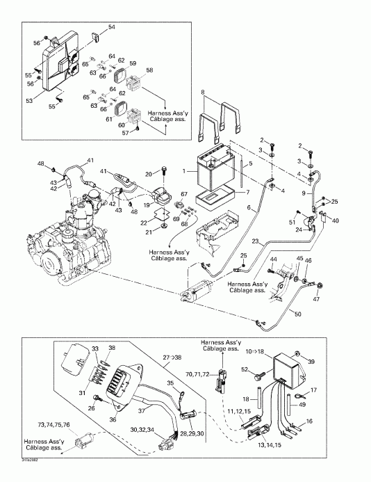  Traxter, 7407/7408, 2000 - Battery And Electrical Accessories