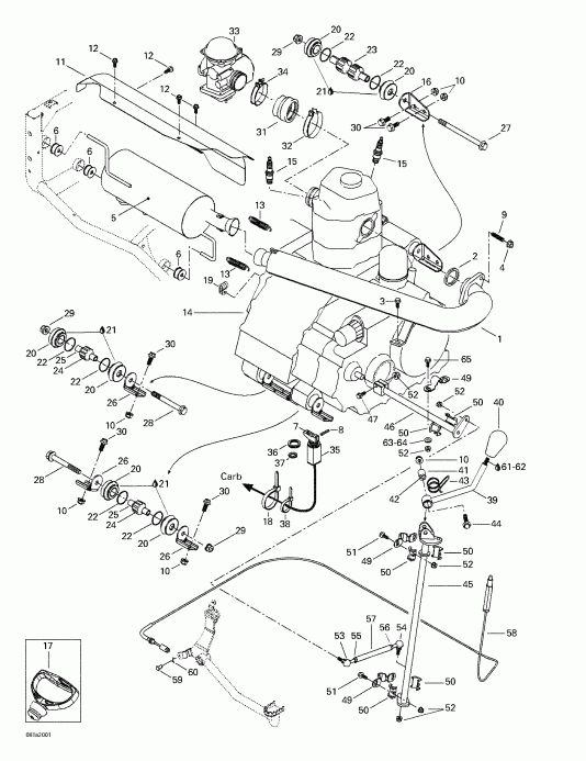    Traxter, 7417/7418, 2000 - Exhaust System