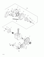 04- Rewind ,  (04- Rewind Starter, Electric Starter)
