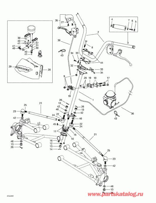   Traxter, 7417/7418, 2000 - Steering System