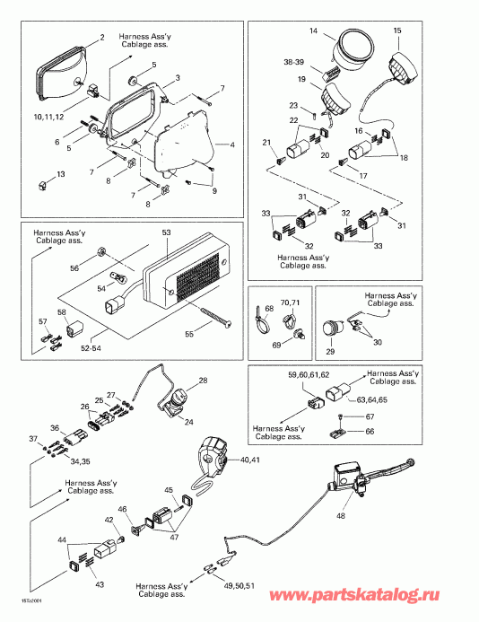 ����������  Traxter, 7417/7418, 2000 - Main Harness And Electrical Accessories