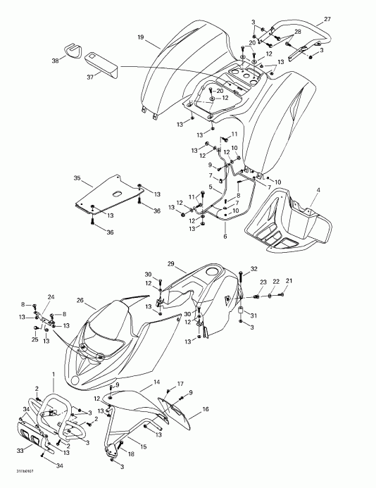  Bombardier DS 650 (supplement), 7482, 2001  - Body