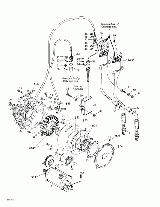    DS 650, 7404, 2001 - Ignition